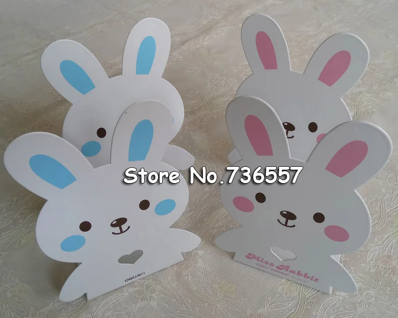 

2Pcs Rabbit Bear Metal Bookends Decorative Bookend Cute Animal Book Holder for Reading Support Essential Book Stand Bookstand