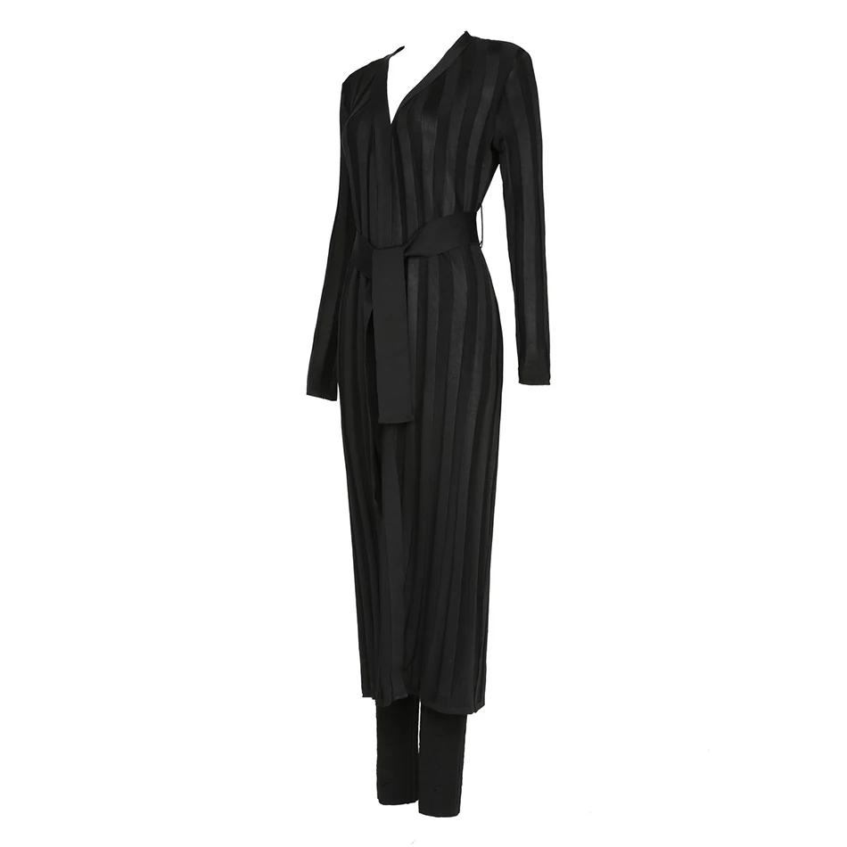 Robes Abricot Gris 2017 Deux Femmes Party Veste Longues Celebrity Automne Définit Manches Nouveau Clubwear Set Manteaux Pièces Noir qqxTpO6