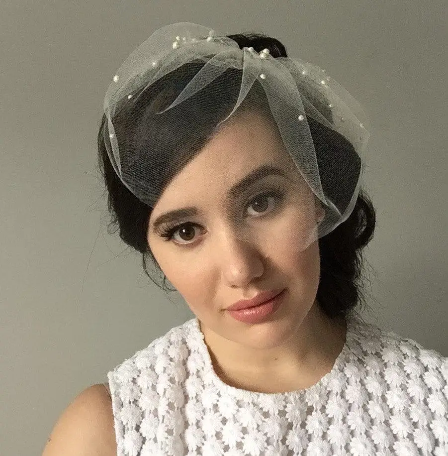 

Birdcage Veils for Bride Short Wedding Veil Accessories Birdcage Bridal Veil