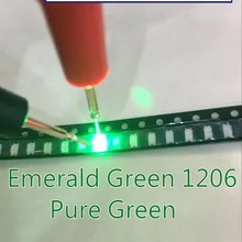 3000 шт./лот супер яркий 1206 зеленый светильник ing SMD Led диод 3216 диоды чистый зеленый 520-530nm 100-120MCD XIASONGXIN светильник изумруд