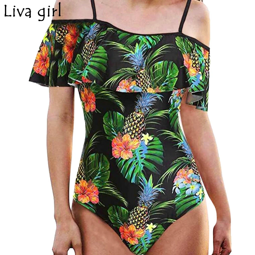 Liva girl, с открытыми плечами, сдельные костюмы, новинка, женский купальник с подкладкой, монокини, купальник для женщин, купальный костюм, одежда для плавания, пляжная одежда