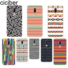 ciciber Phone Case For Oneplus 7 Pro 6 5 T Soft TPU Back Cover Clear Coque for 1+7 Pro 1+ 6 1+5 T Fundas Shell Stripe pattern
