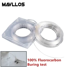 Mavllos 12#14#16# монофиламент, настоящая фторуглеродная леска, леска для ловли рыбы, фторуглеродная леска, 50 м, леска для раковины из углеродного волокна