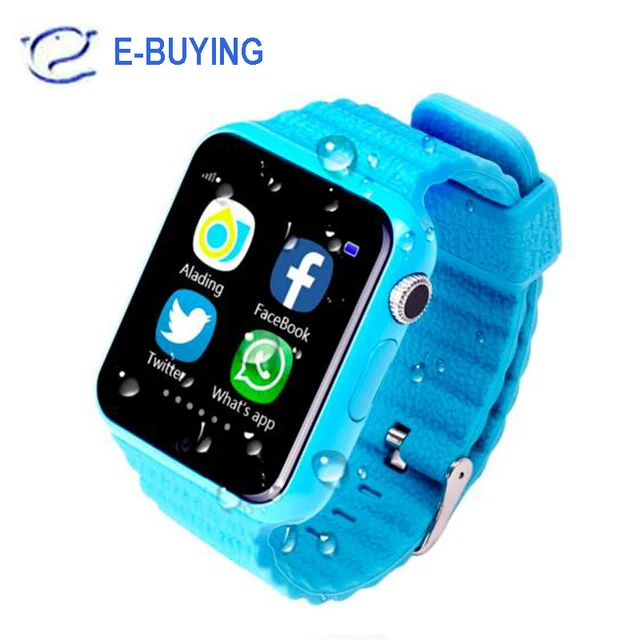 Impermeable gps smart watch niños reloj v7k con cámara