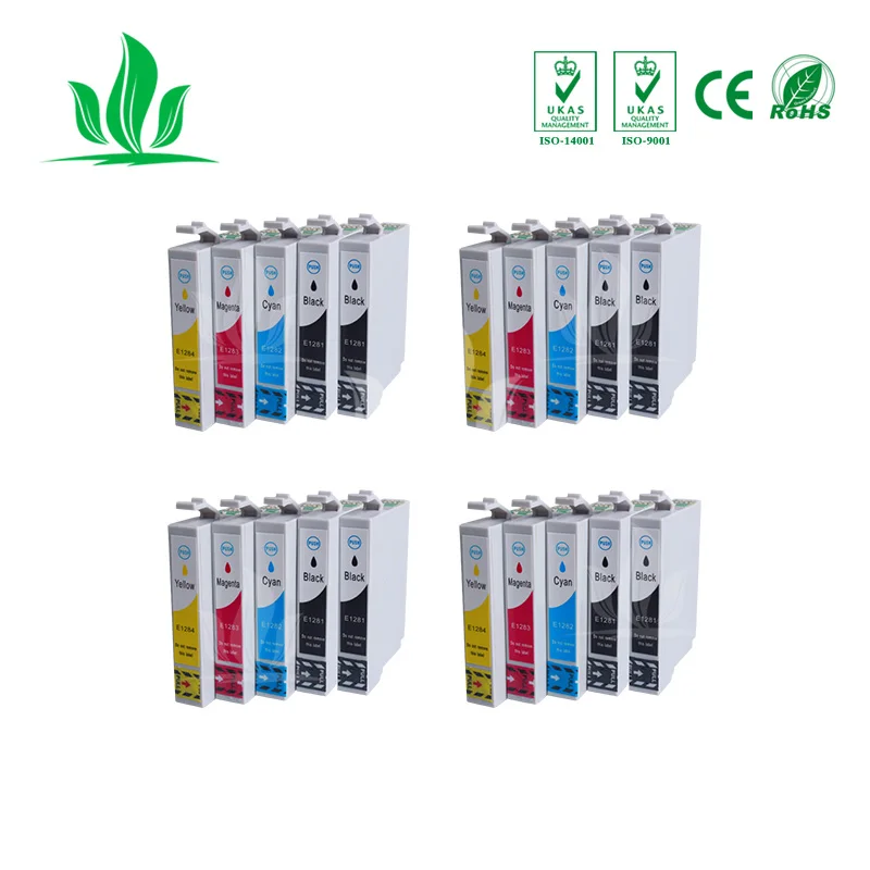 

20 pcs T1281 ink cartridge compatible for EPSON Stylus S22 SX125 SX130 SX230 SX235W SX420W SX425W SX430W SX435W printer ZH
