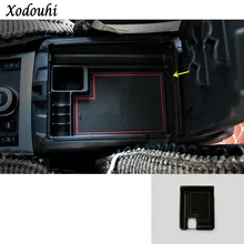 Для Nissan X-Trail, PDF T32/Rogue 2017 2018 2019 автомобилей крышки контейнер для хранения центральной консоли подстаканник рамка подлокотник
