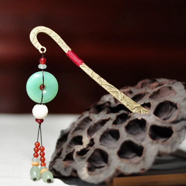 Украшения для волос Bodhi Green Aventurine натуральный камень аксессуары в этническом