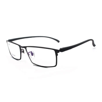 

Hotony Optical Spectacles Business Titanium Eyeglasses Frame For Men Eyewear Full rim Glasses with 4 Optional Colors P9105