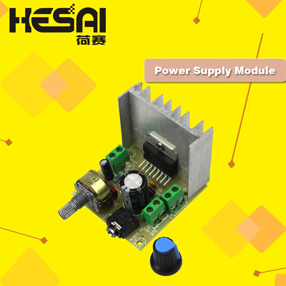 

TDA7297 Dual-Channel AC/DC 12V Digital Audio Amplifier Board 2*15W