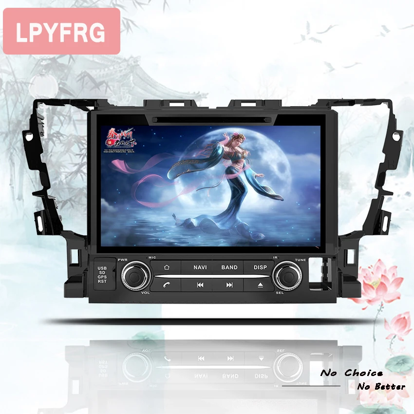Discount 9" Octa Core Android 9.0 GPS Navigation For Toyota Alphard 2015 16 -2019 Tape Recorder With BT WIFI 1080P Stereo Maps DVD player 5