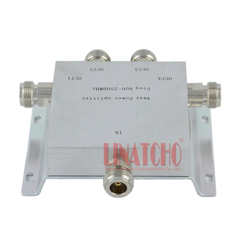 Free shipping 4 Way Micro strip Power Splitter 800 2500MHz Signal Booster Repeater Divider 1 Free shipping 4 Way Micro strip Power Splitter 800 2500MHz Signal Booster Repeater Divider 4