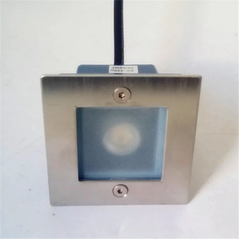 LED Stairs Lamps 1pcs 3W 2x3W IP66 Recessed Buried Light 85-265V Indoor/Outdoor Staircase Step Light led underground light