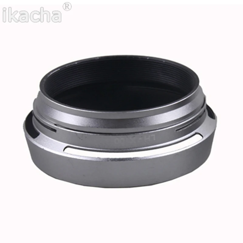 Silver Lens Hood For Fujifilm Fuji X100 (1)