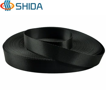 

3/4" Inch widht 50 Yards length Black Nylon Webbing, Ribbon weaving