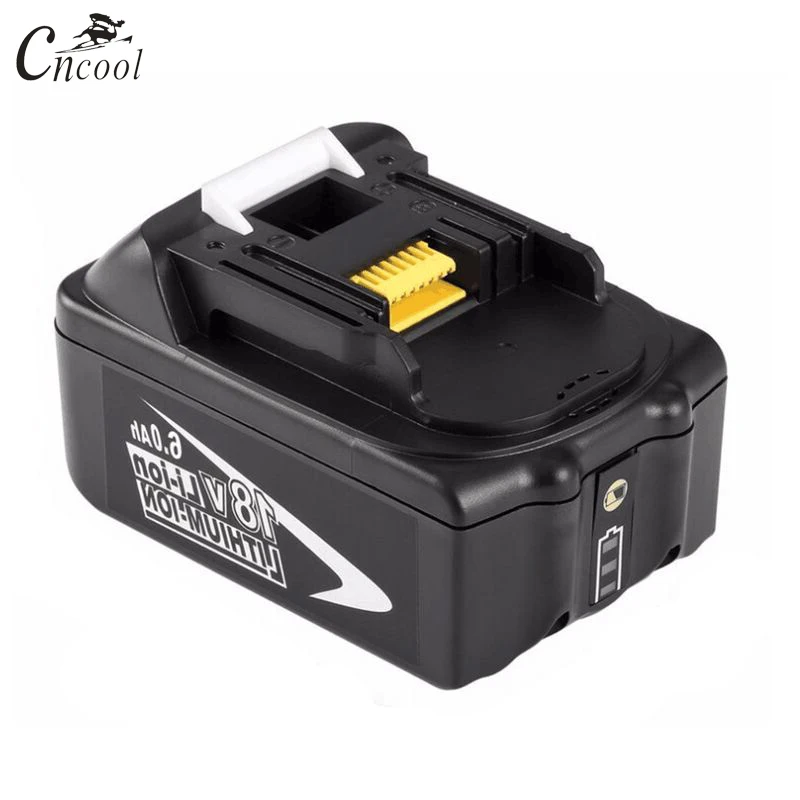 

Cncool 18V 6000mAh Rechargeable Battery 6AH Li-Ion Battery Replacement Power Tool Batteria For MAKITA BL1860 Accumulators