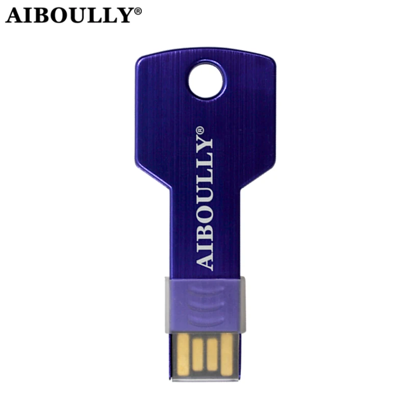 AIBOULLY Usb 2,0 цветной металлический usb-флэш в виде ключа 32 Гб 64 Гб USB флеш-накопитель карта памяти 8 ГБ 16 ГБ флеш-накопитель U диск для планшетных ПК