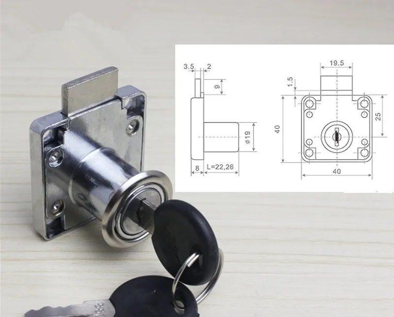 KK& FING Cam замки для ящиков двери шкафа замок для ящика для офисного стола с 2 ключами для мебельного оборудования серии 138