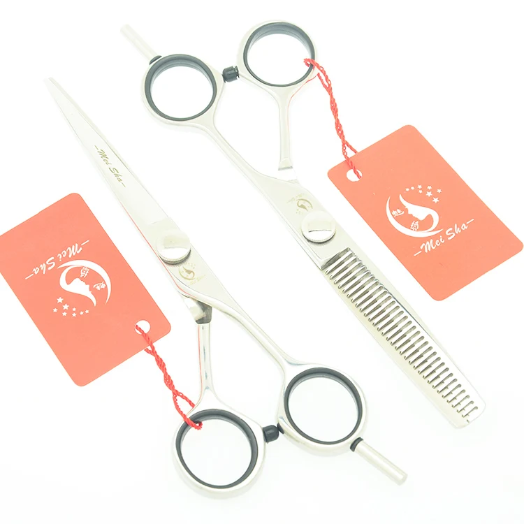 

Meisha 5.5/6 inch High Quality Hair Scissors Set Japanese Cutting Scissors Haircut Thinning Shears Hairdressing Tools HA0391