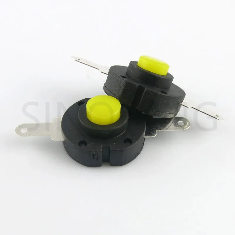 5pcs Self - locking round twist switch DIY materials circular mini switch