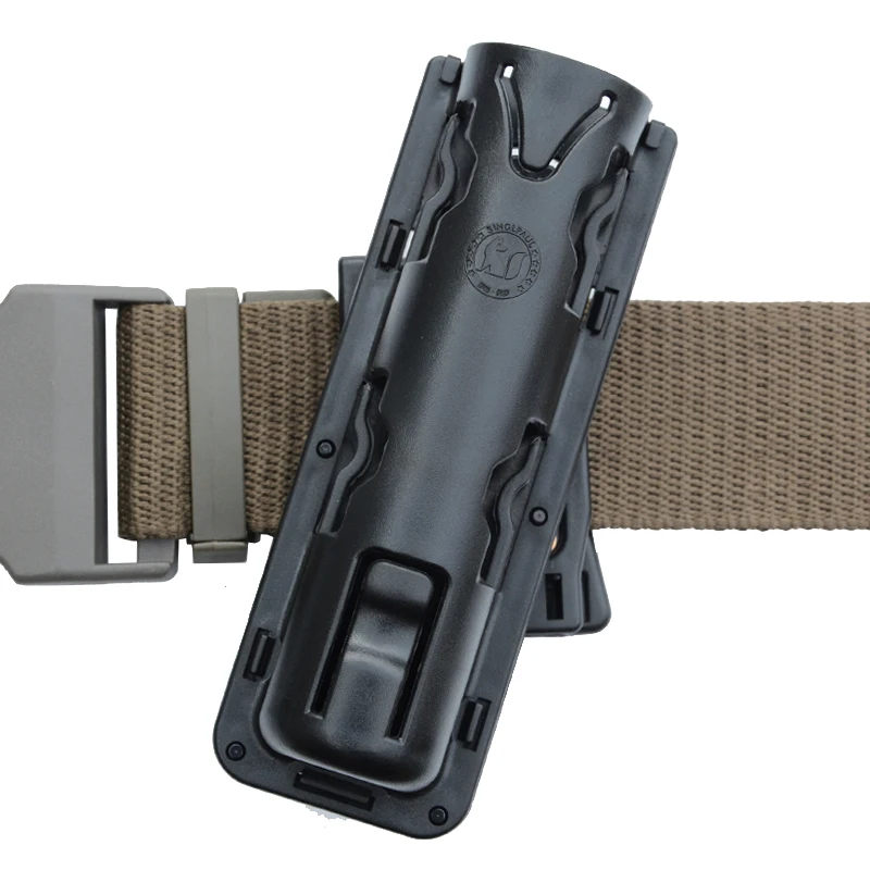 

ABS engineering plastic 360 degree rotatable tactical quick pull stick set mechanical security patrol portable stick set