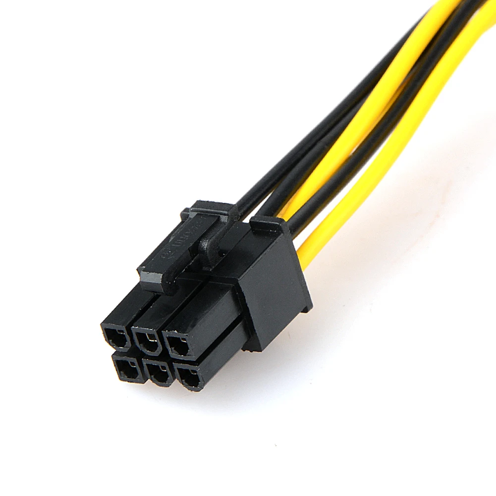 70 см 6 Pin male to 8 (6 + 2) PCI Express кабель адаптера питания для видеокарты|Компьютерные