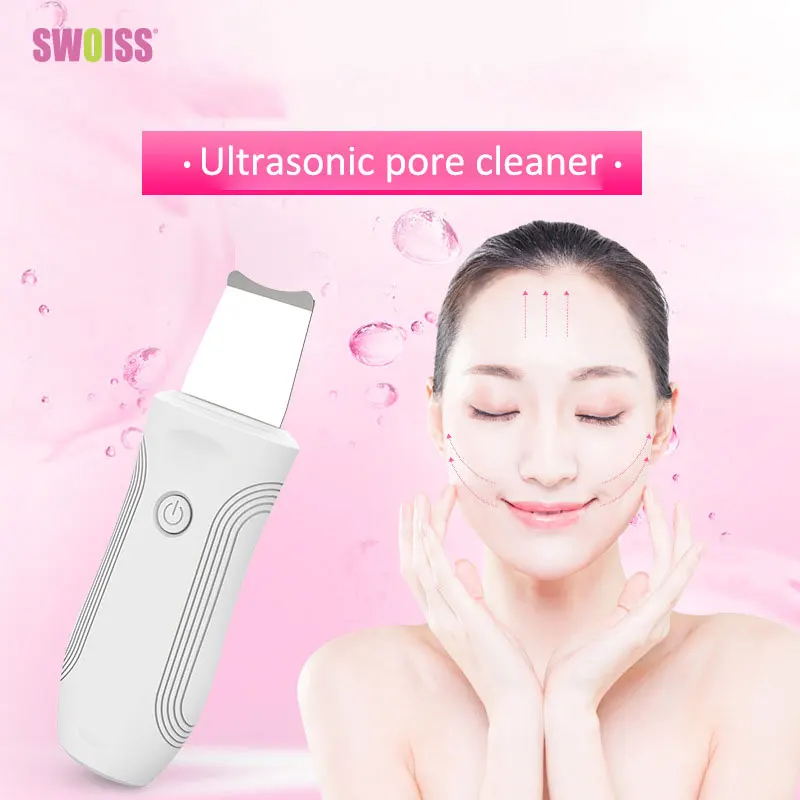 

Ultrasound Face Cleansing Shovel Machine Blackhead Remove Horny Skin Scrubber Rejuvenation Ion Import Home Beauty Skin Care Tool