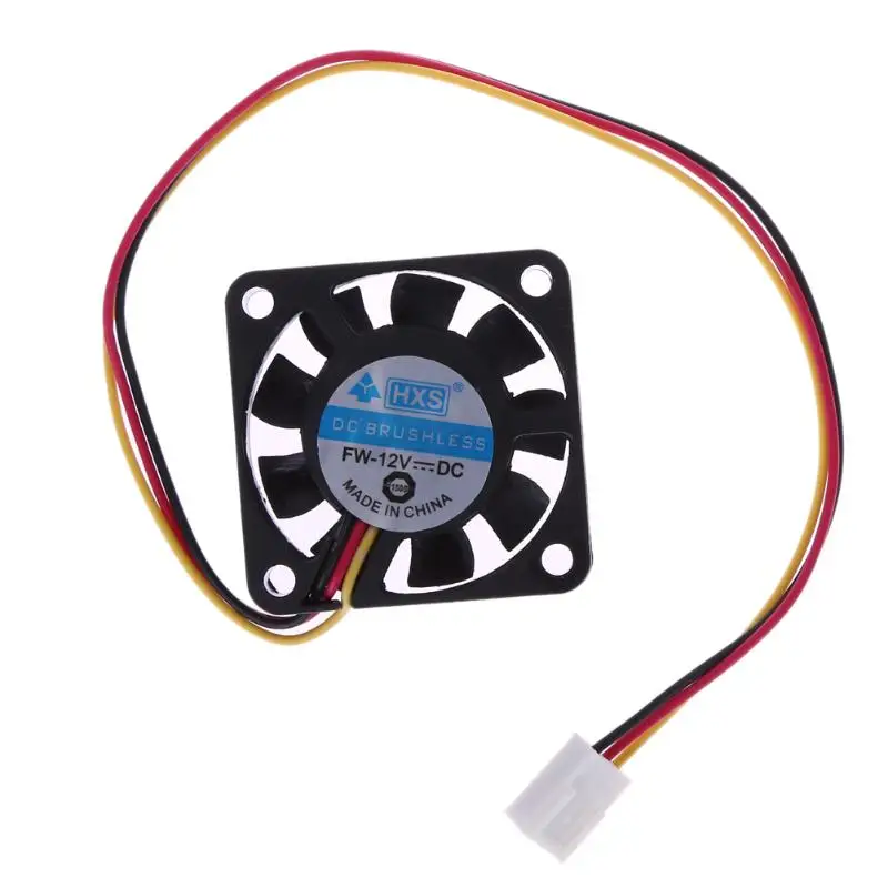 40x40x10mm 3 Pin 40mm 4 DC 12V Computer CPU Cooler Cooling Fan Replacement Cooler Cooling Fans for Computer PC Desktop