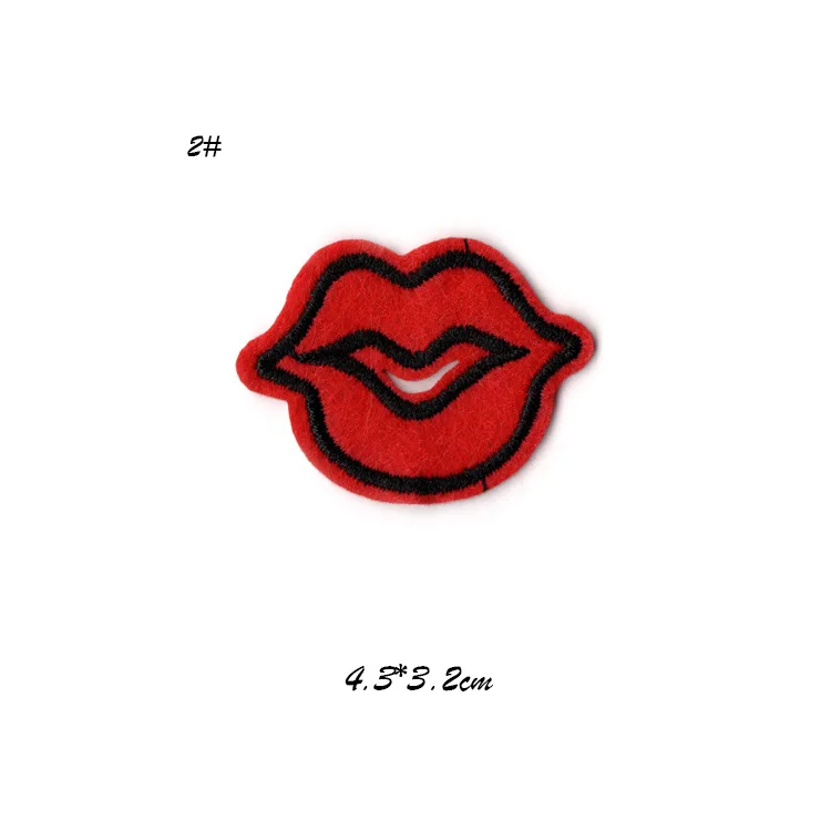 mouth lips patches for clothes 3