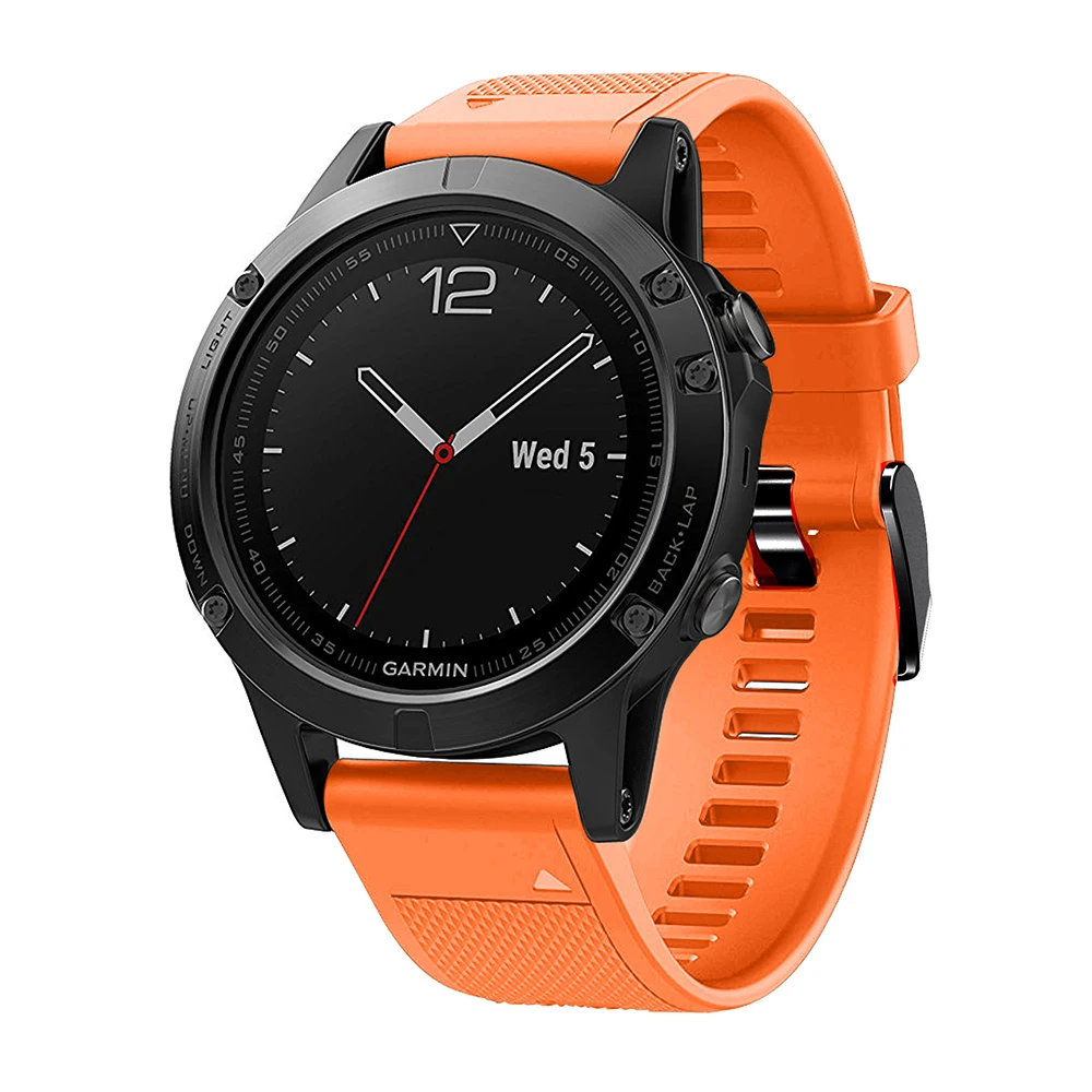 Сменный смарт браслет для Garmin Fenix 5X/ 5X Plus Easyfit силиконовый спортивный ремешок 3 / HR