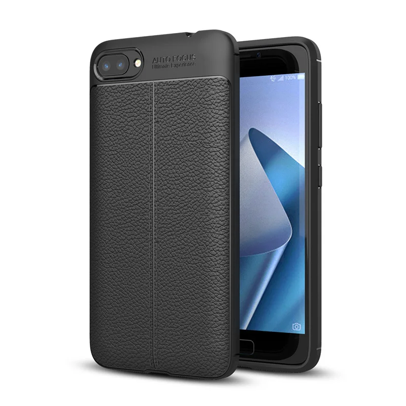 Чехол для Asus Zenfone 4 Max мягкий силиконовый чехол из ТПУ с рисунком личи Стильный