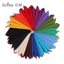 אופנה מוצק פשתן כיס כיכר חליפות ממחטה צבעים בוהקים ממחטות מזדמן חליפת כיכר ממחטה מגבות למסיבה צעיפים(China)