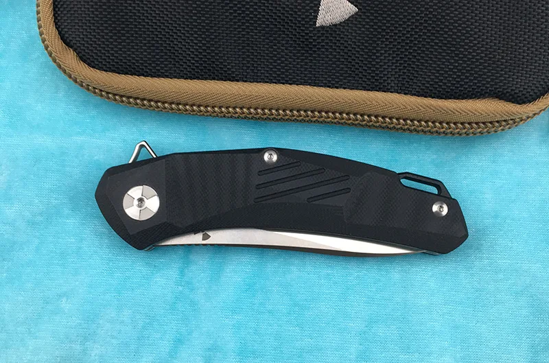 Lemifshe JK3217GB-G10 flipper faca dobrável d2 lâmina
