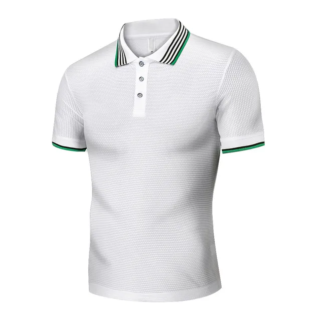 2018 Summer New Men Polo Shirt Mens Solid Color Shirts S 2018 Summer New Men Polo Shirt Mens Solid Color Shirts S Casual Polyester Short Sleeve Polos Jerseys