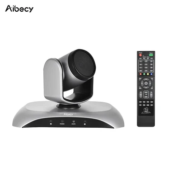 

Aibecy 1080P HD Conference Systems Camera USB Plug & Play with Power Adapter for Video Meetings Training Teaching