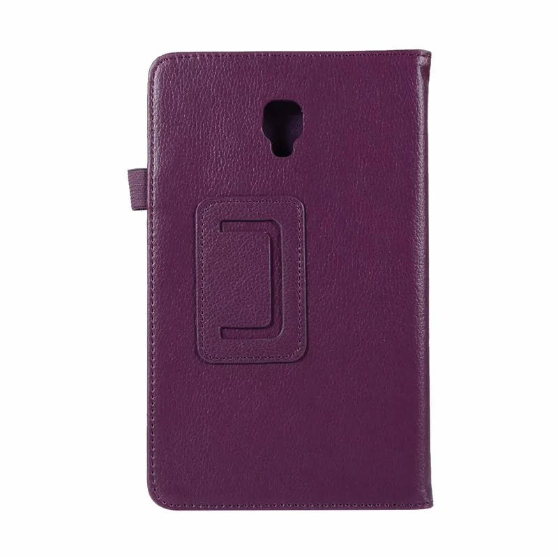 Бизнес личи магнит роскошный стенд из искусственной кожи чехол для samsung Galaxy Tab A 8,0 T380 T385 SM-T385 планшет funda чехол s - Цвет: purple