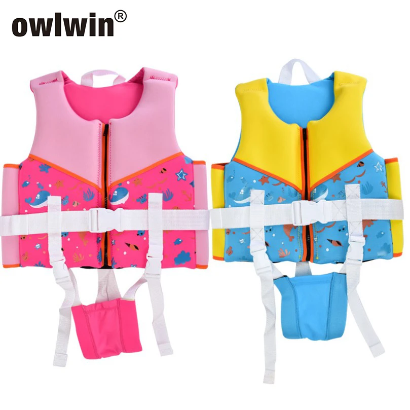 Owlwin детский спортивный детский спасательный жилет, куртка, детский неопреновый Каякинг, катание на лодке, одежда из пеноматериала, спасательный жилет
