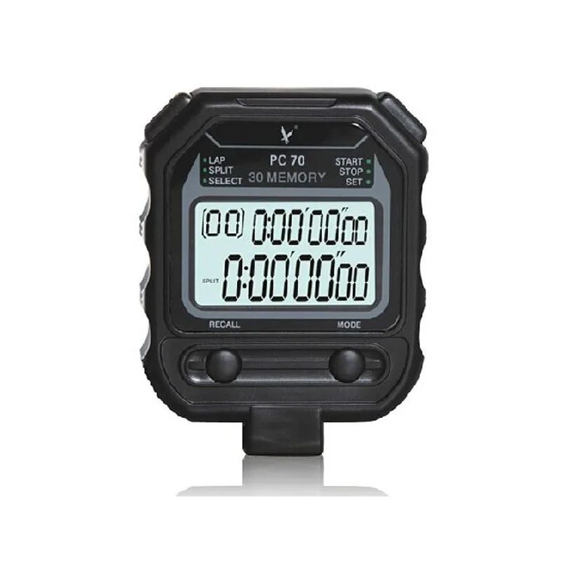 digital watch with interval timer