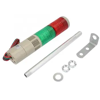 

Pilot Light Security 220VAC Machine Warning Light LED Indicator Caution Signal Constant Light