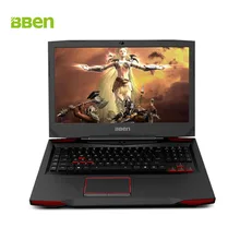 Bben G17 Gaming Laptop PC Computer Intel I7 7700HQ CPU Nvidia GDDR5 6G Ram GPU Windows 10 FHD1920*1080 RGB Mechanical Keyboard