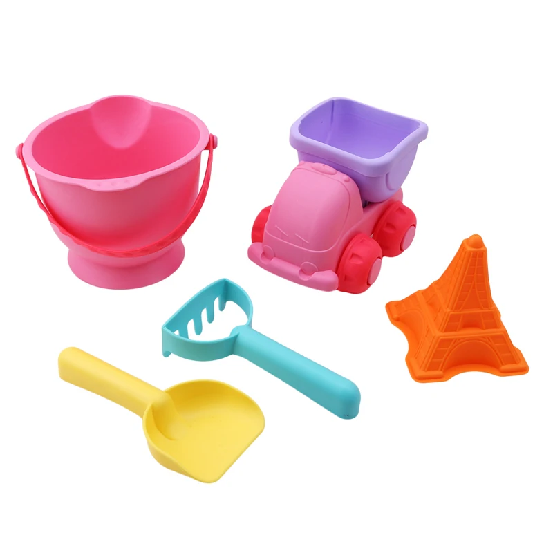 Classic Toys Considerate 5pcs Sand Sandbeach Kids Beach Toys Castle Bucket Spade Shovel Rake Water Tools Children Beach Sand Dune Tool Toys For Children Clear-Cut Texture