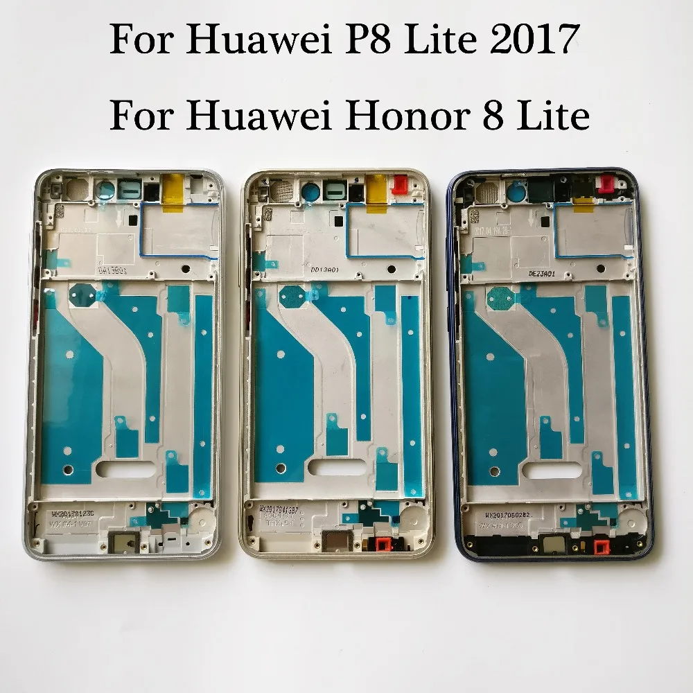 Для huawei P8 Lite /P9 Lite /honor 8 lite передняя панель корпуса ободок ЖК-дисплея Лицевая панель рамка(без ЖК-дисплея