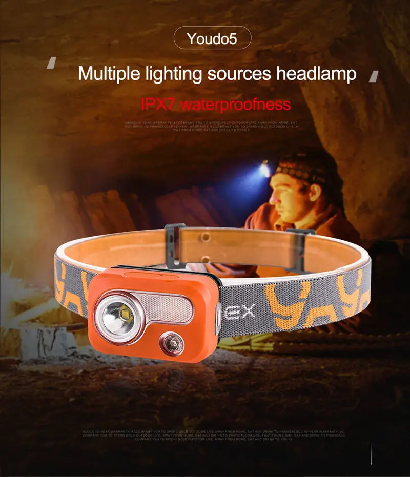 SUNREX Youdo5 215LM далеко близком расстоянии красный светильник 6 режимов IPX5