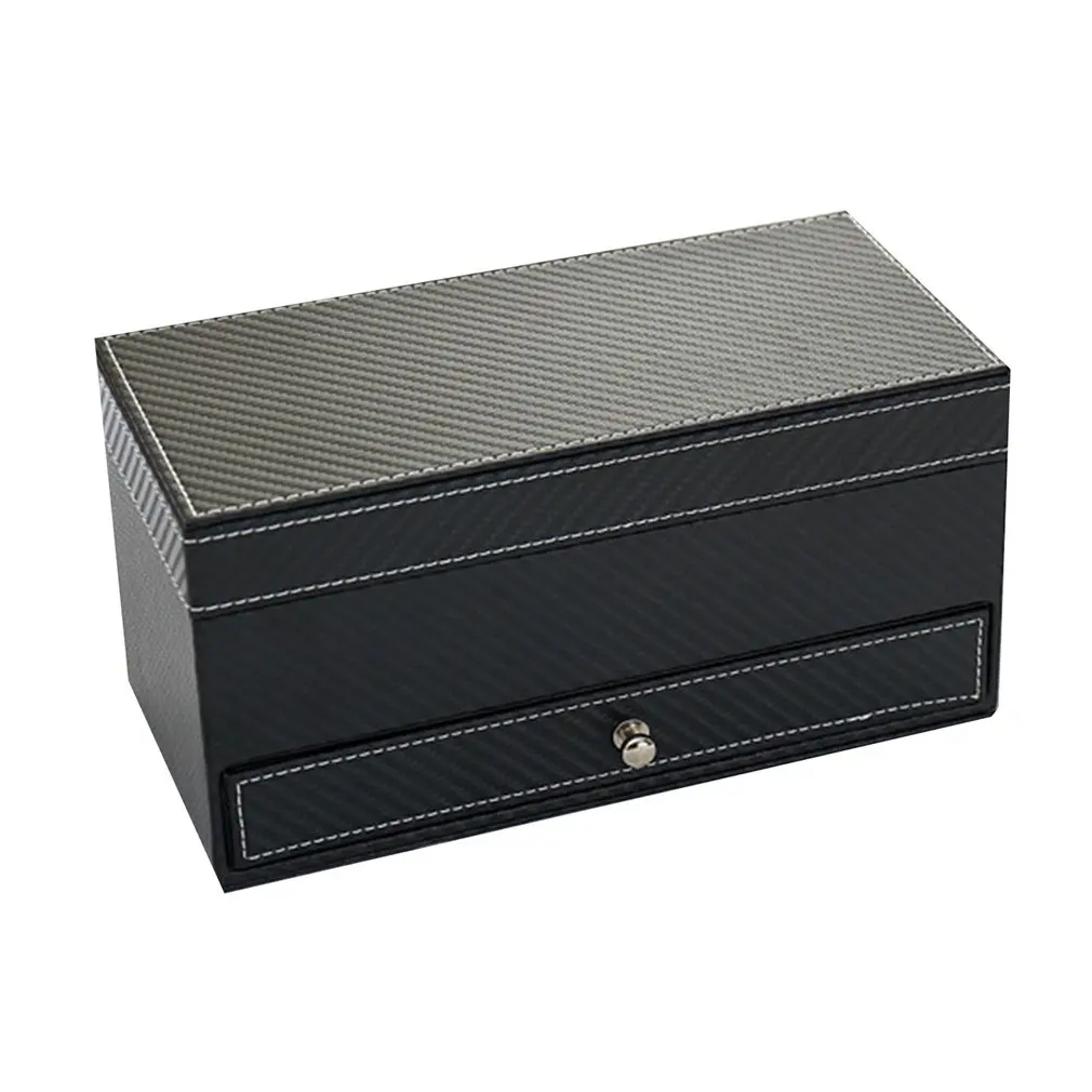 

Home Watch Storage Box Jewelry Collection Storage Organizer Men's Business Drawer Four-Seat Watch Box
