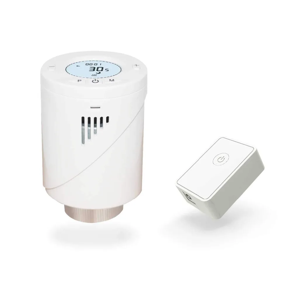 Meross Smart WLAN Radiator Thermostat with LCD Display Compatible with