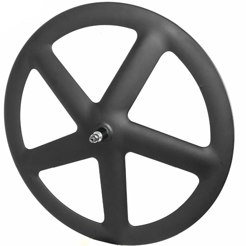 carbon 5 spokes wheels Carbon 5 Spokes Clincher/Tubular Wheels Five-spoke carbon wheelset for Track/ Road Bike UD/3K matte