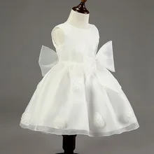 Filles Enfants Enfants Bébé Nourrissons Princesse Robe Fleur Arc Tutu robe de Bal Robe De Soirée De Mariage S3535