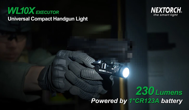 Высокопроизводительный светильник NEXTORCH CR123A водонепроницаемый компактный 230