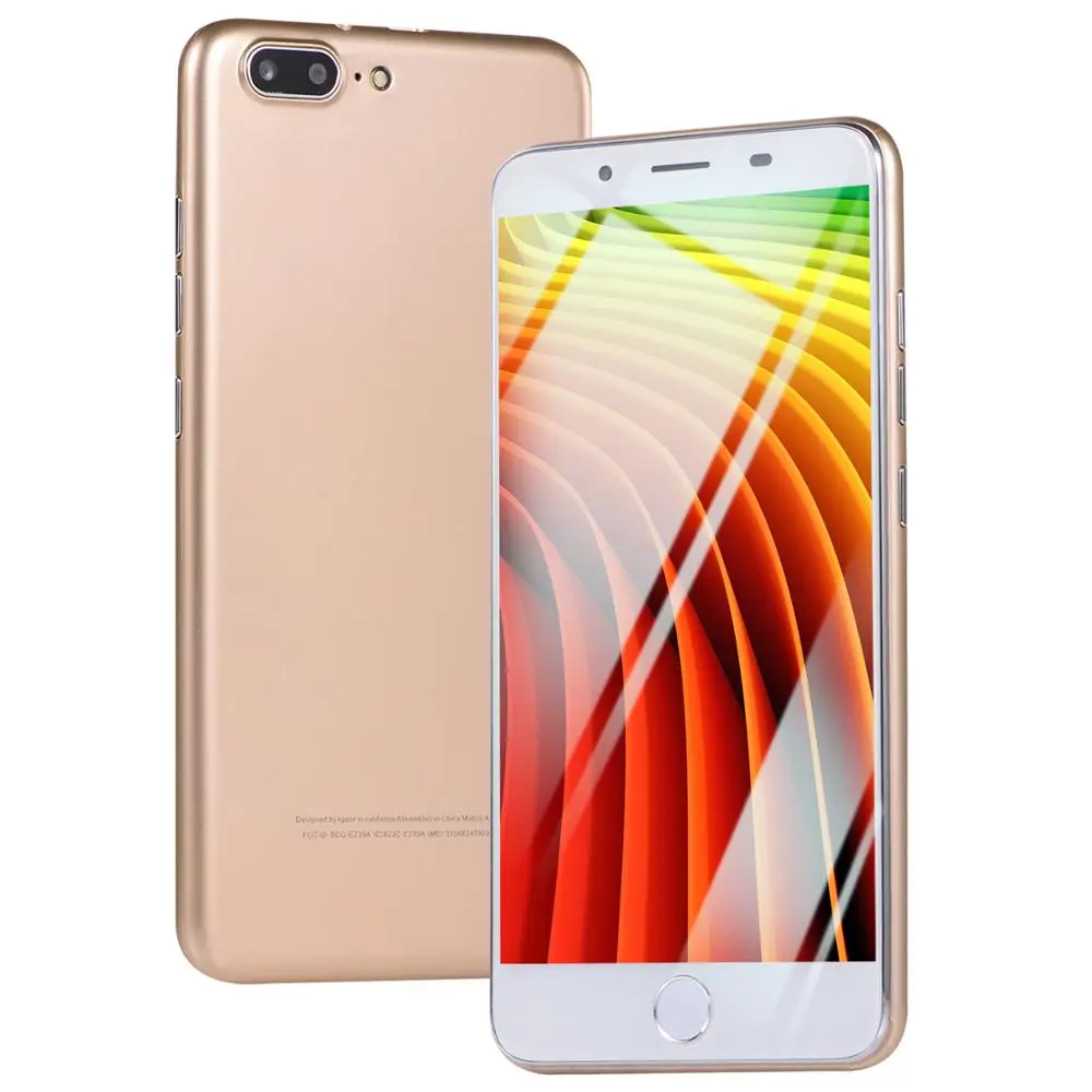 

Global Firmware R 7 Plus Smart Phone 5.5" inch Fullview Android OS smartphone Fingerprint Face ID 3.5mm jack Multi-language mobi