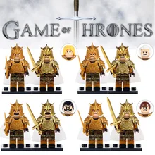 TMGT 100 шт/партия Барристан Джейми Ланнистер Селми мерин Тран Престона гренфилд Игра престолов строительные блоки детские подарочные игрушки