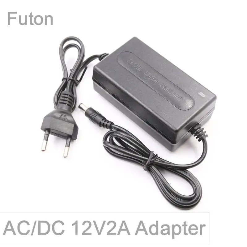 

EU Plug AC110V-220V to DC12V Power Adapter 12V2A(24W) Power Supply For LED Strip Light And DIY